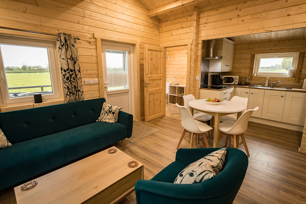 Log Cabin Open Plan Living
